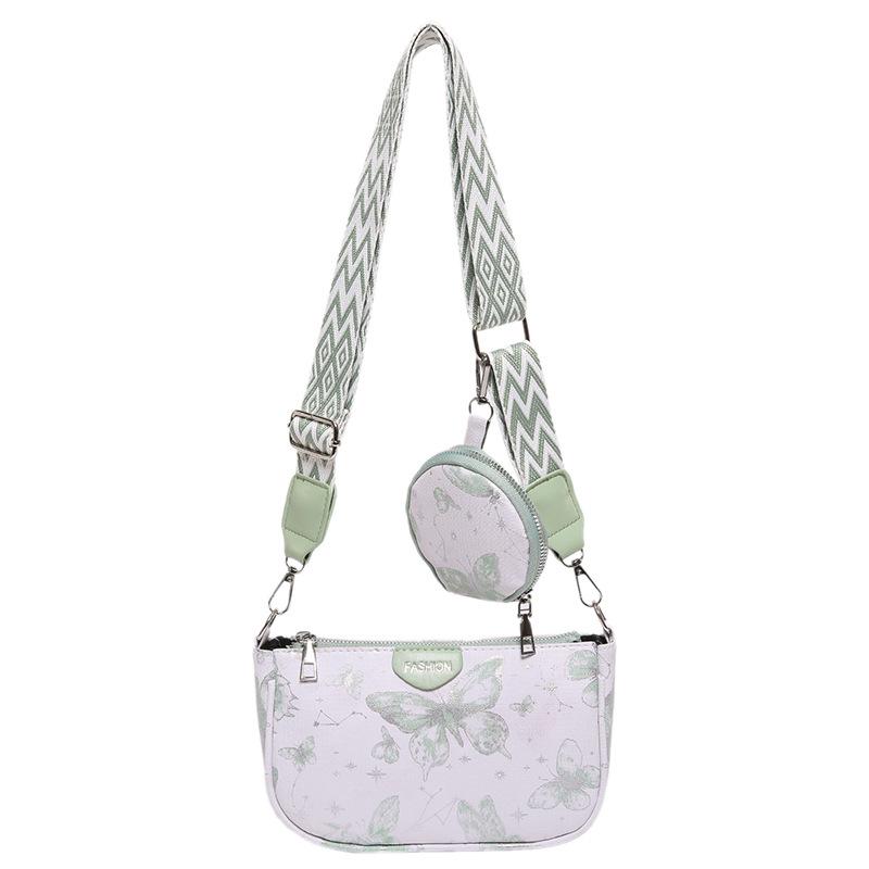Butterfly new texture popular commuter mother and child bag foreign style fashion broadband single shoulder crossbody armpit small square bag women зелений
Butterfly new texture popular commuter mother and child bag foreign style fashion broadband single shoulder crossbody armpit small square bag women зелений