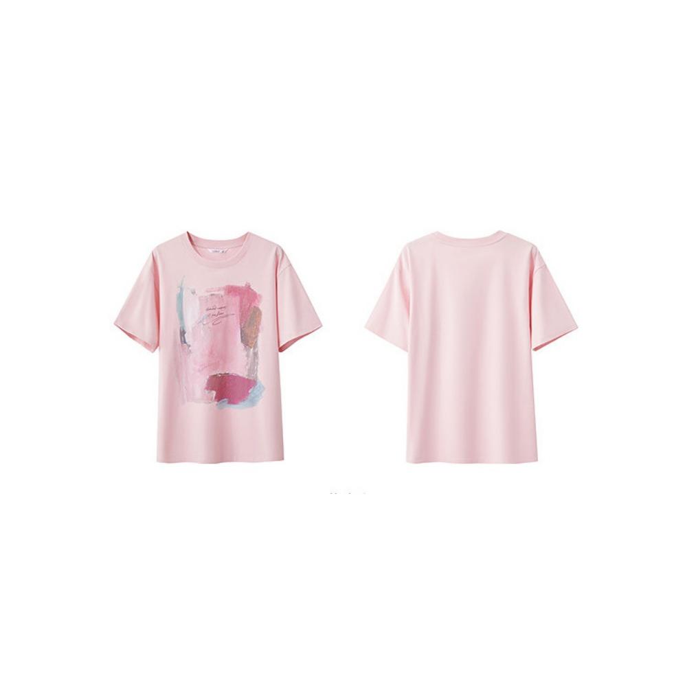 Women s T-shirt, Summer Round Neck Drop Shoulder T-shirt, Casual Printed Loose Short Sleeve Top 5XL
Women s T-shirt, Summer Round Neck Drop Shoulder T-shirt, Casual Printed Loose Short Sleeve Top 5XL