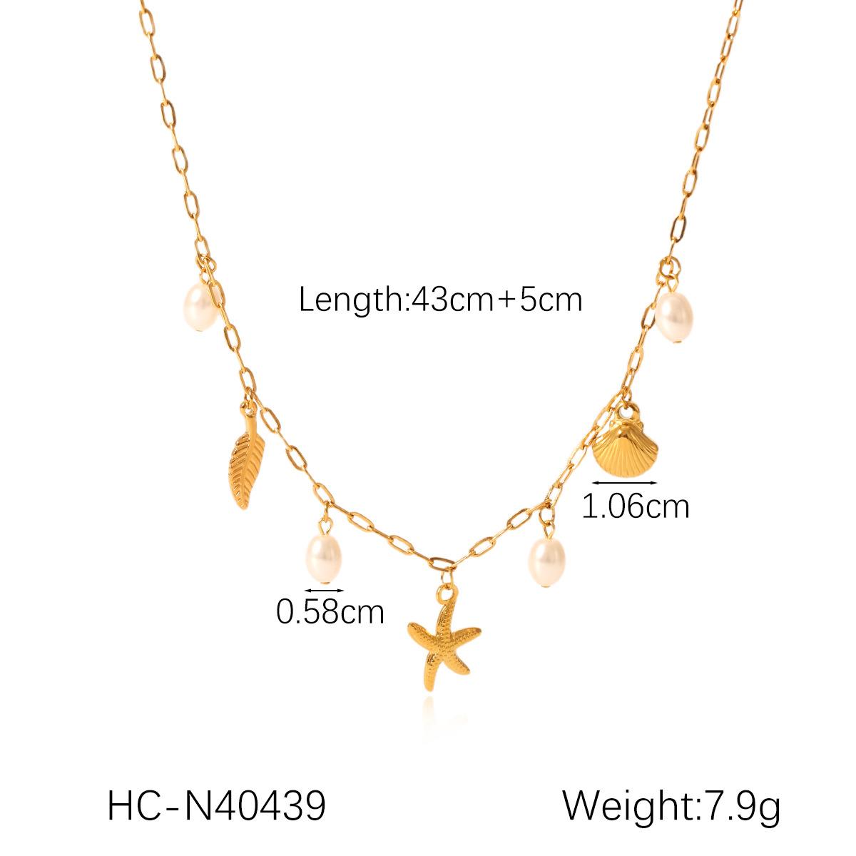 Ocean Themed Titanium Steel Necklace Starfish Dolphin Seahorse Shell Pendant Choker Chain Women Jewelry
Ocean Themed Titanium Steel Necklace Starfish Dolphin Seahorse Shell Pendant Choker Chain Women Jewelry