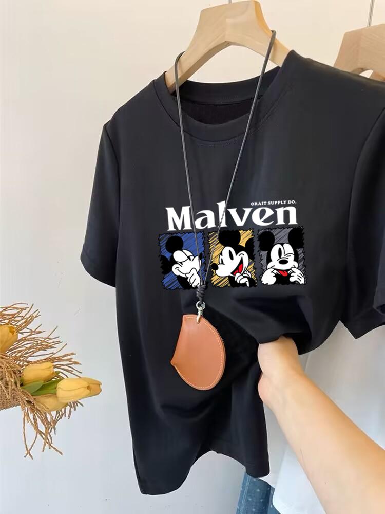 Shoulder pure cotton round neck short-sleeved t-shirt women s fashion versatile foreign style loose casual white top bottoming shirt summer XXXL
Shoulder pure cotton round neck short-sleeved t-shirt women s fashion versatile foreign style loose casual white top bottoming shirt summer XXXL