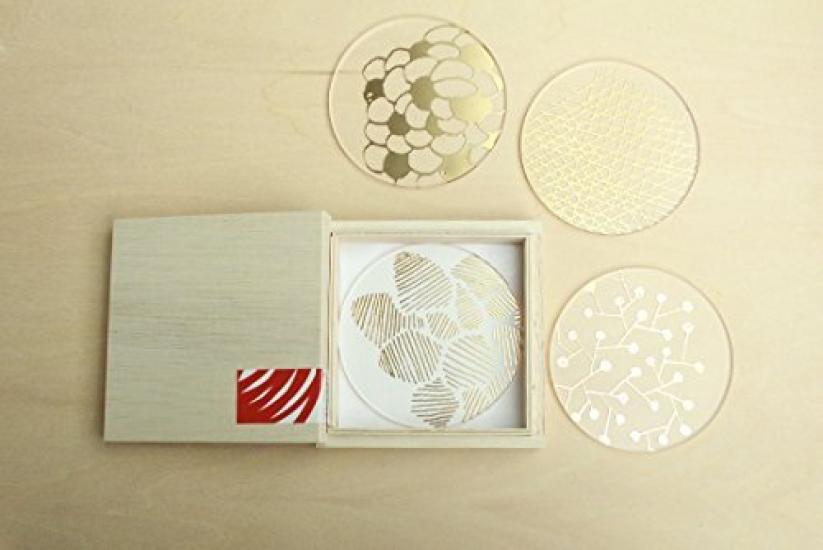 Coaster Foil Wooden Box Set of 4 Stylish Gift Made in Japan New Year Tea Ceremony (Ha) бежевий
Coaster Foil Wooden Box Set of 4 Stylish Gift Made in Japan New Year Tea Ceremony (Ha) бежевий