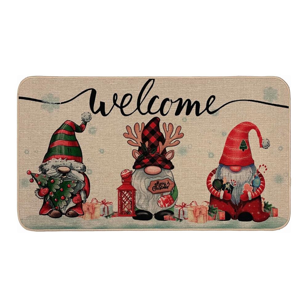 Cute Christmas Gnomes Welcome Door Mats Merry Christmas Decorative Doormat For Front Door Winter Xmas Non-Slip Floor Mat 40X60CM(1.3X2FT
Cute Christmas Gnomes Welcome Door Mats Merry Christmas Decorative Doormat For Front Door Winter Xmas Non-Slip Floor Mat 40X60CM(1.3X2FT
