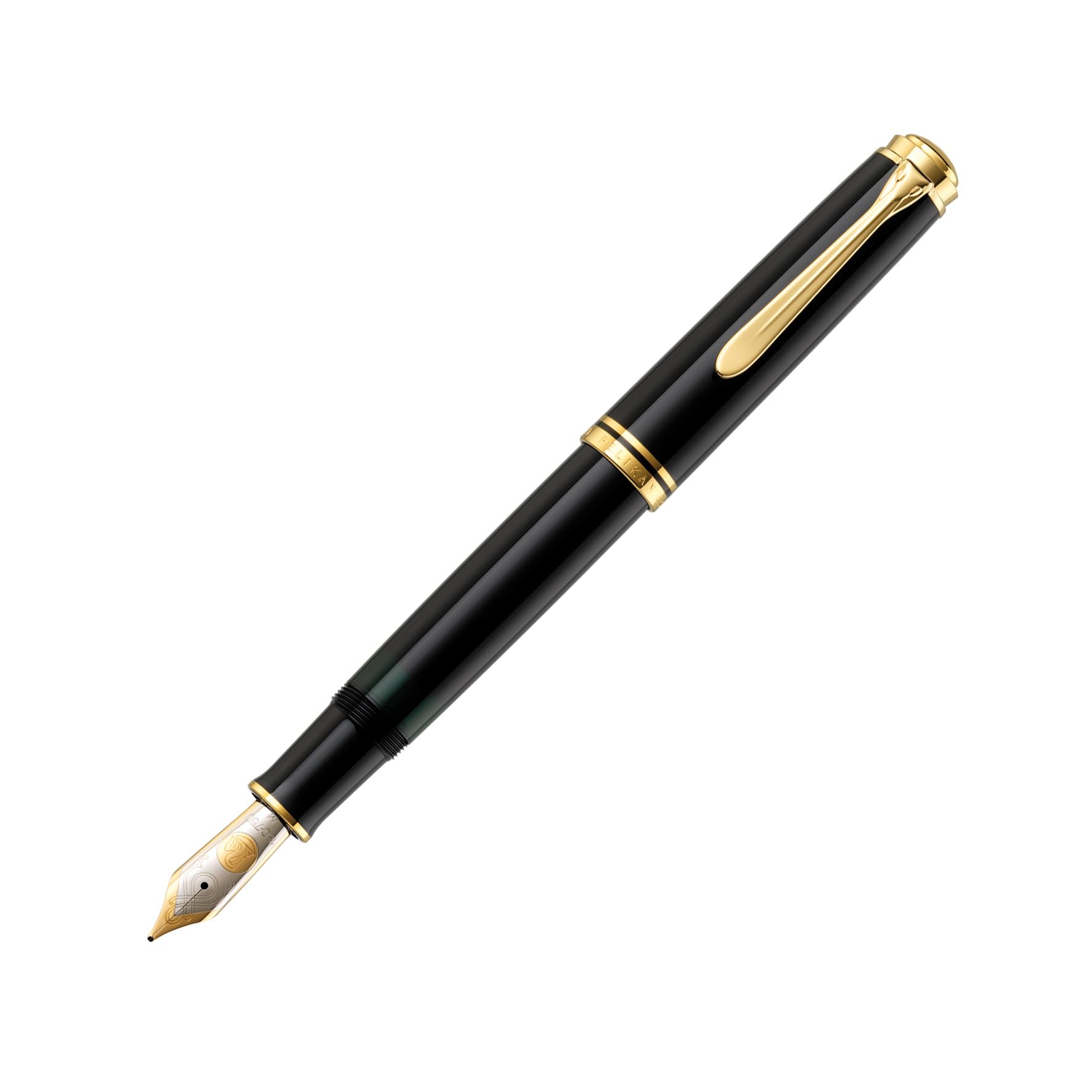 Pelikan Fountain Pen EF Extra Fine Point Black Souveraine M800 Regular Imported Product чорний
Pelikan Fountain Pen EF Extra Fine Point Black Souveraine M800 Regular Imported Product чорний