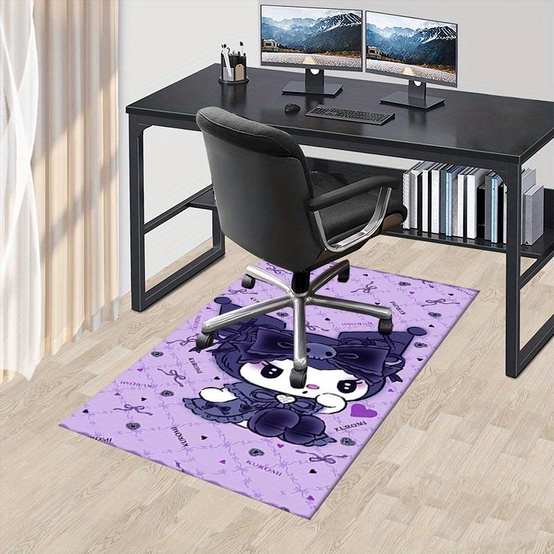 1pc Cute Kuromi Cat Office Desk Mat Under Chair Rug Gift for Room Decor Universal Anti-Slip Floor Carpet Pad with Bowknot Design Purple Hear 60cm by 90cm
1pc Cute Kuromi Cat Office Desk Mat Under Chair Rug Gift for Room Decor Universal Anti-Slip Floor Carpet Pad with Bowknot Design Purple Hear 60cm by 90cm