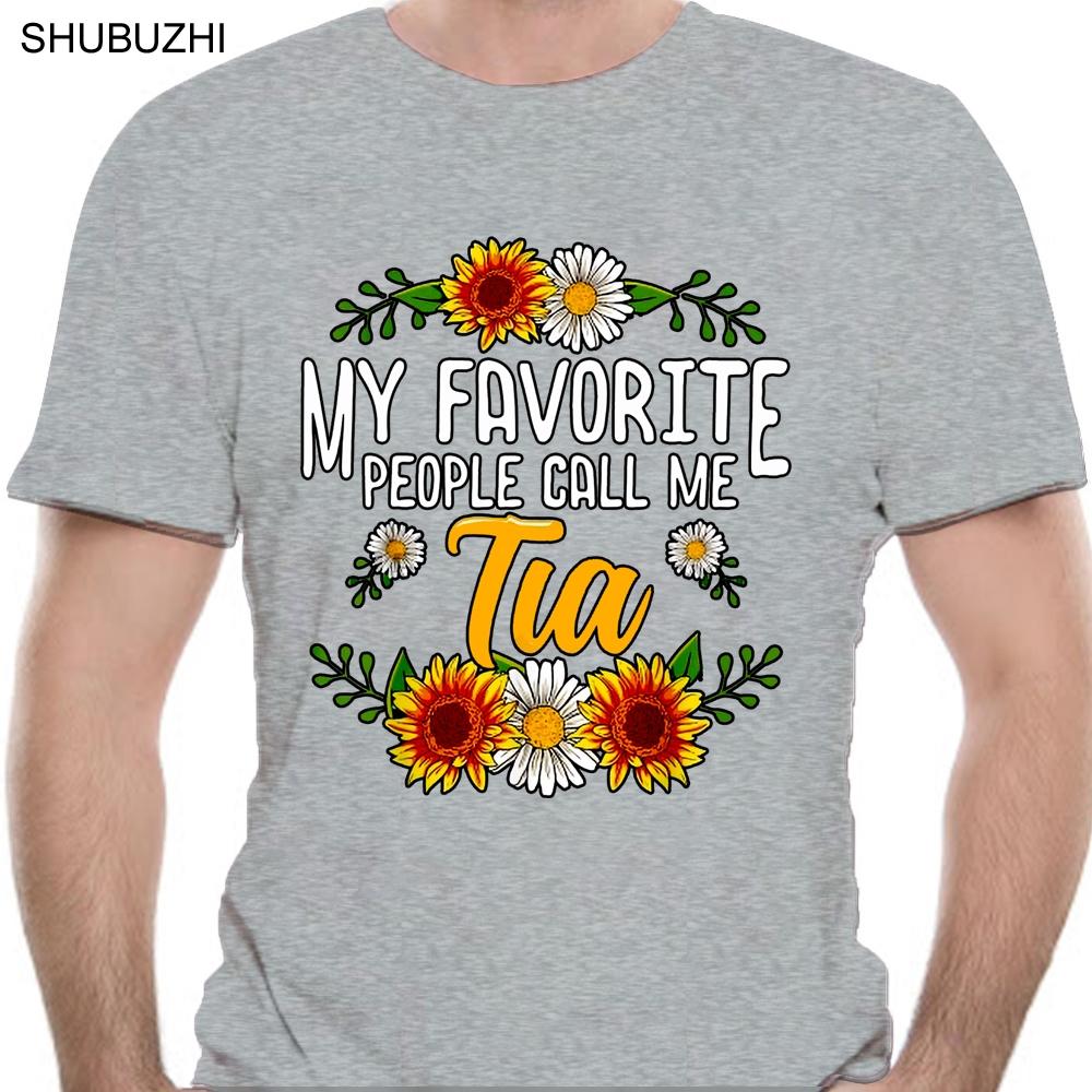 Men Funny T Shirt Fashion tshirt My Favorite People Call Me Tia Sunflower Version Women tshirt 4XL
Men Funny T Shirt Fashion tshirt My Favorite People Call Me Tia Sunflower Version Women tshirt 4XL