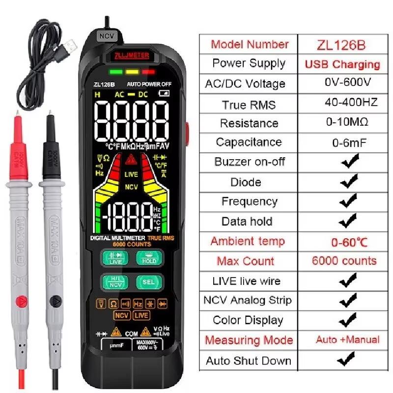 USB-мультиметр для зарядки QHTITEC AC/DC, що визначає справжню ефективну ємність автоматичного мультиметра
USB-мультиметр для зарядки QHTITEC AC/DC, що визначає справжню ефективну ємність автоматичного мультиметра