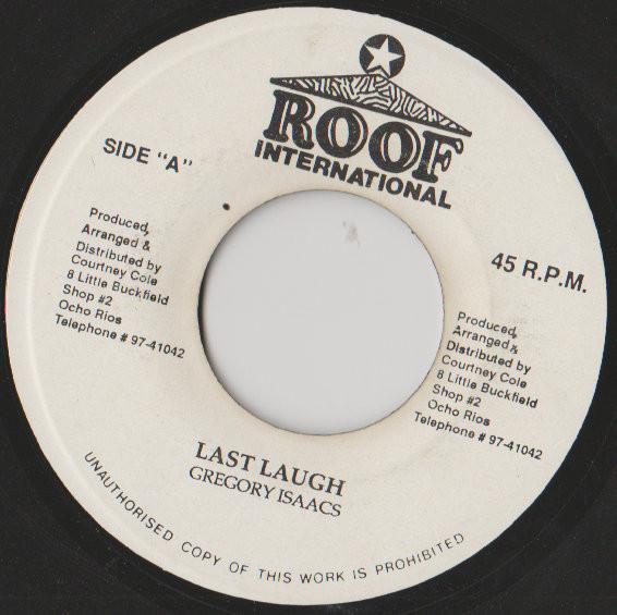 7-дюймовая пластинка GREGORY ISAACS - Last Laugh НИКАКОЙ Roof Internatio Ямайка Регги, Ска и Даб Б/У
7-дюймовая пластинка GREGORY ISAACS - Last Laugh НИКАКОЙ Roof Internatio Ямайка Регги, Ска и Даб Б/У