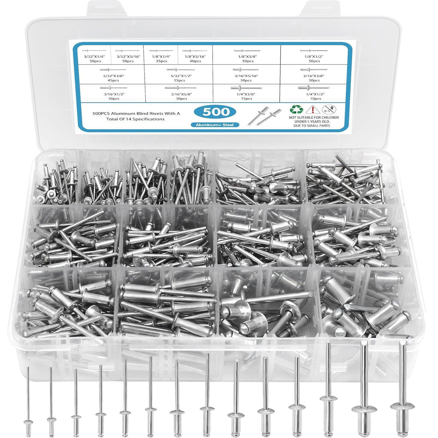 500 шт. алюминиевый железный открытый тип плоская круглая головка набор вытяжных заклепок с глухим сердечником GB12618 вытяжная заклепка с глухим сердечником M2M3-M6 коробка 500pcs blind rivets silver
500 шт. алюминиевый железный открытый тип плоская круглая головка набор вытяжных заклепок с глухим сердечником GB12618 вытяжная заклепка с глухим сердечником M2M3-M6 коробка 500pcs blind rivets silver