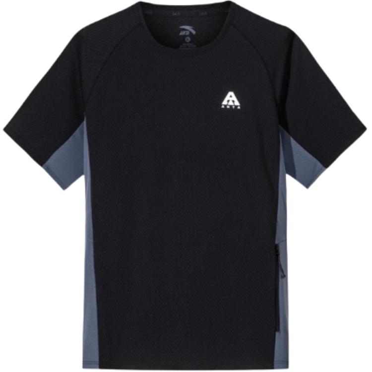 Anta Outdoor Series Sport Casual Simple Spliced Round Neck Pullover Loose Short Sleeve T-Shirt Men Tops Basic-Black 952526103-3 XL
Anta Outdoor Series Sport Casual Simple Spliced Round Neck Pullover Loose Short Sleeve T-Shirt Men Tops Basic-Black 952526103-3 XL