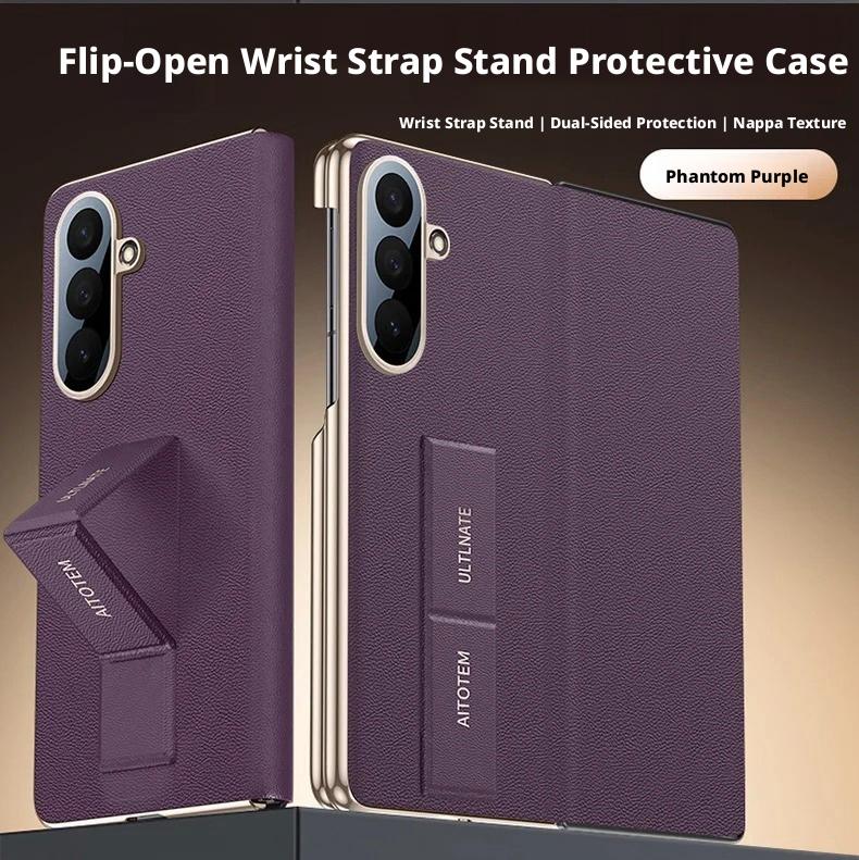 For Samsung Galaxy Z Fold 7 Nappa PU Leather Case Dual Hinge Camera Protection Hand Strap Finger Grip Strap Holder Flip Cover Artificial leather&Galaxy Z Fold7
For Samsung Galaxy Z Fold 7 Nappa PU Leather Case Dual Hinge Camera Protection Hand Strap Finger Grip Strap Holder Flip Cover Artificial leather&Galaxy Z Fold7