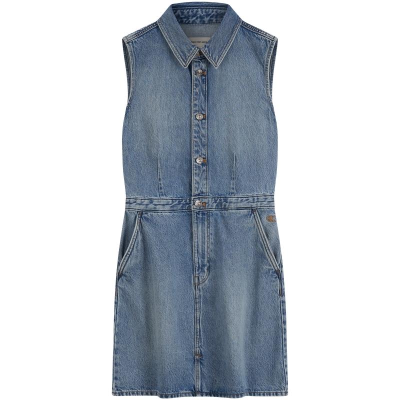 Calvin Klein American Vintage Minimalist Sleeveless Dress Women Dresses Light-Blue 47B074G M
Calvin Klein American Vintage Minimalist Sleeveless Dress Women Dresses Light-Blue 47B074G M