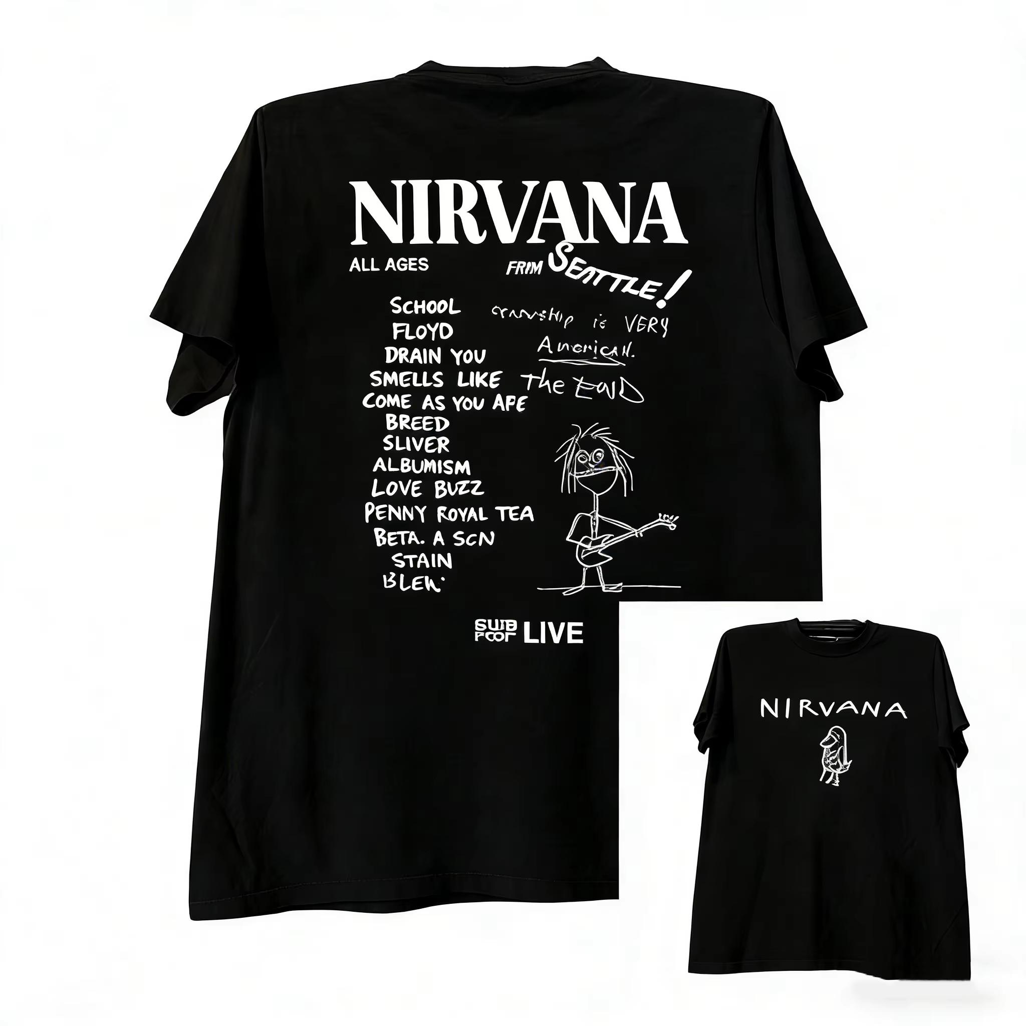 2026 Nirvana Band Унисекс и Женская Футболка с Коротким Рукавом Винтажный Колледжный Стиль Американские Граффити Хай-стрит Поло XXL
2026 Nirvana Band Унисекс и Женская Футболка с Коротким Рукавом Винтажный Колледжный Стиль Американские Граффити Хай-стрит Поло XXL