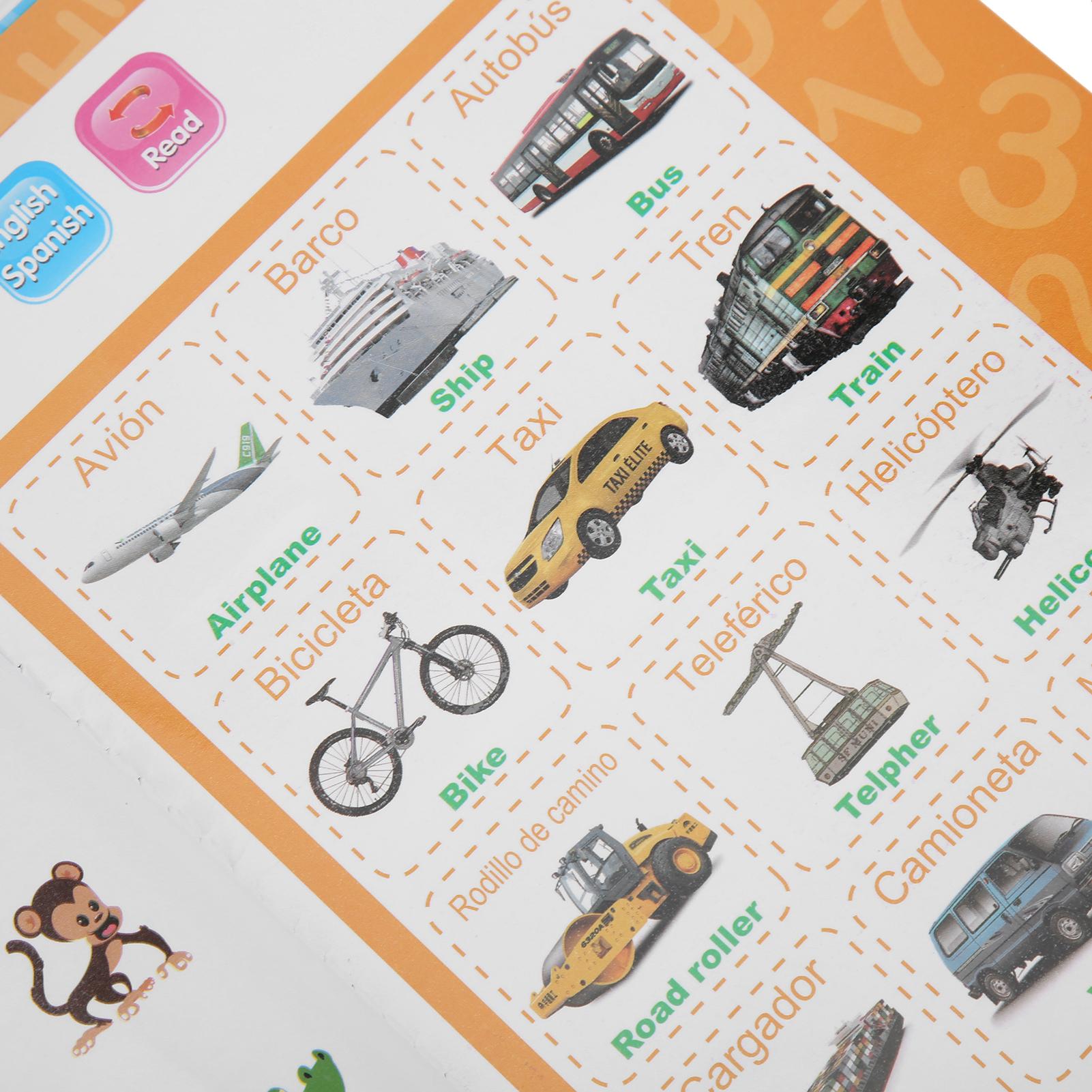 Audible Electronic Spanish English Book Children Reading Cognitive Study Toys
Audible Electronic Spanish English Book Children Reading Cognitive Study Toys