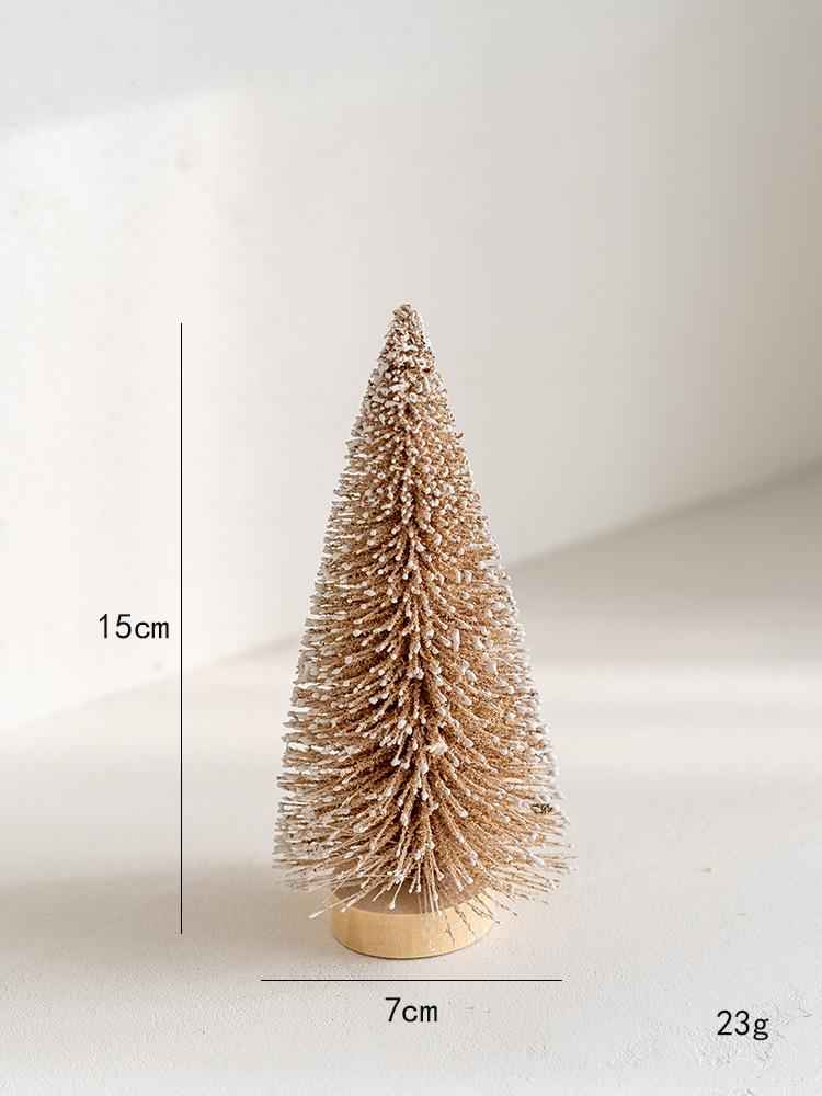 15/20/25cm Christmas Decoration Mini Pine Christmas Tree Artificial Bottle Brush Tree with Wooden Base for DIY Home Table decor as photo
15/20/25cm Christmas Decoration Mini Pine Christmas Tree Artificial Bottle Brush Tree with Wooden Base for DIY Home Table decor as photo