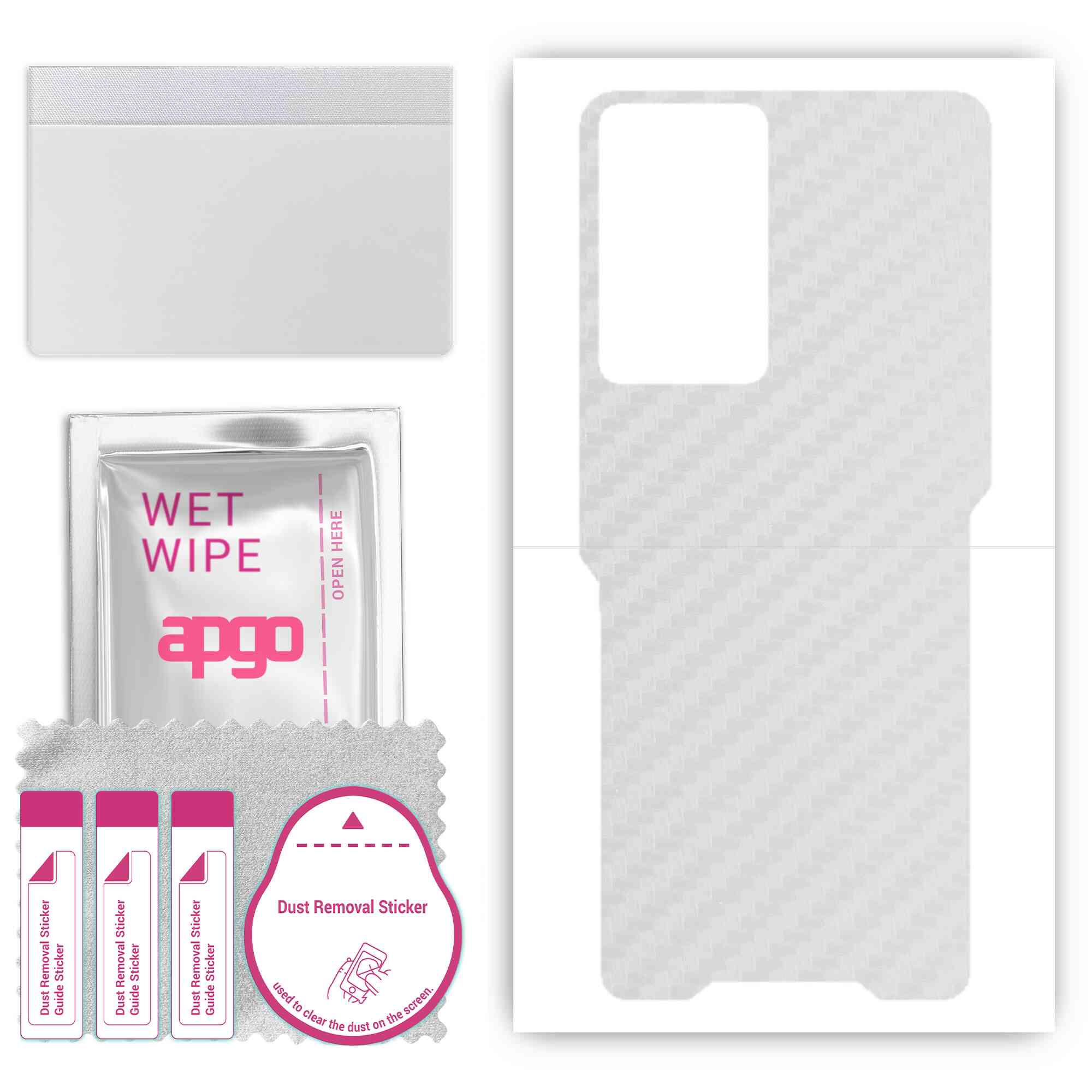 Apgo Protective Skin Sticker для задньої панелі, сумісний з Doogee S97 Pro, Wrap Film, Foil, Vinyl - Pattern Transparent Carbon
Apgo Protective Skin Sticker для задньої панелі, сумісний з Doogee S97 Pro, Wrap Film, Foil, Vinyl - Pattern Transparent Carbon