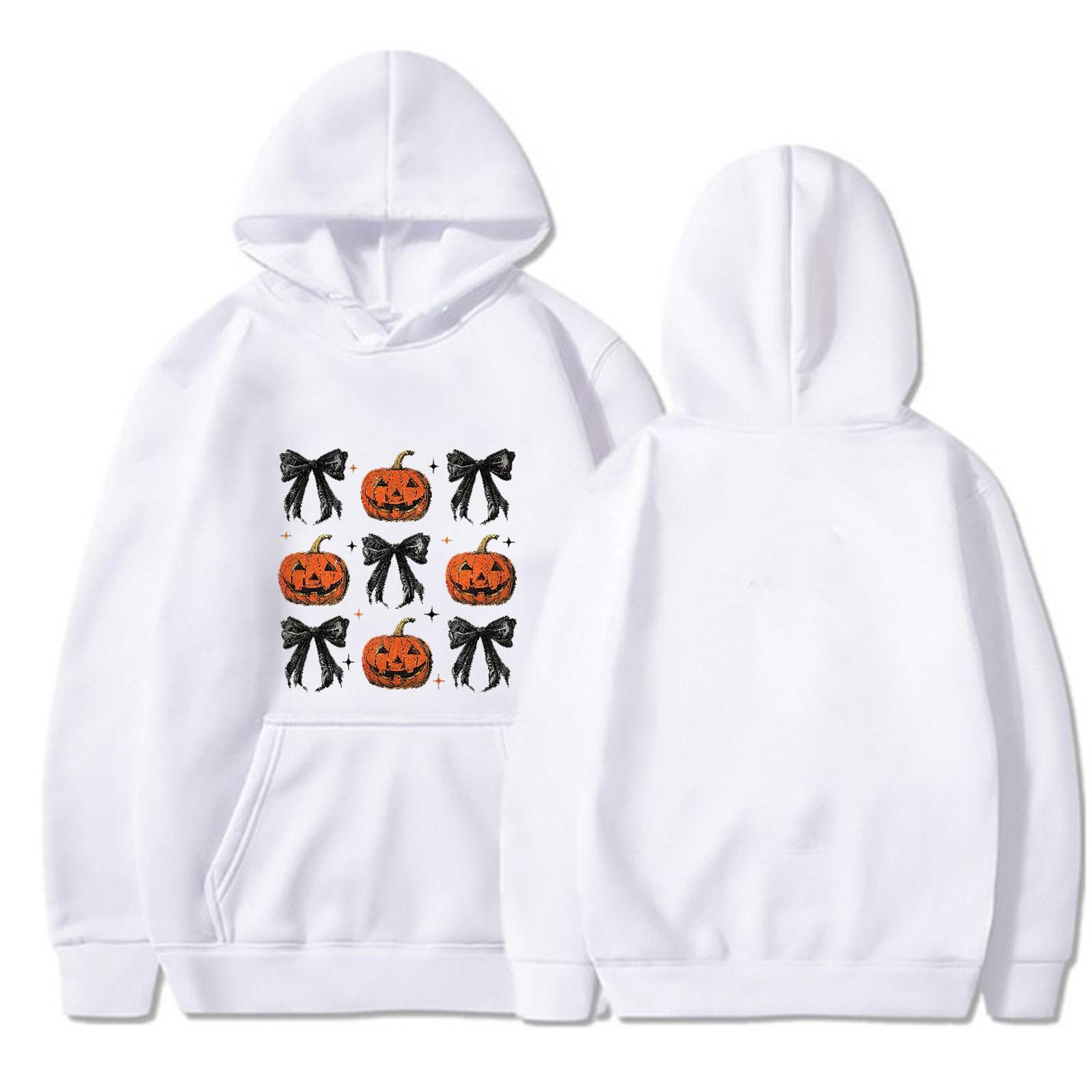 Женская однотонная толстовка с капюшоном с длинным рукавом и принтом на Хэллоуин S белый
Женская однотонная толстовка с капюшоном с длинным рукавом и принтом на Хэллоуин S белый