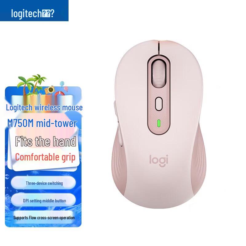 Logitech M750M Wireless Bluetooth Silent Mouse
Logitech M750M Wireless Bluetooth Silent Mouse