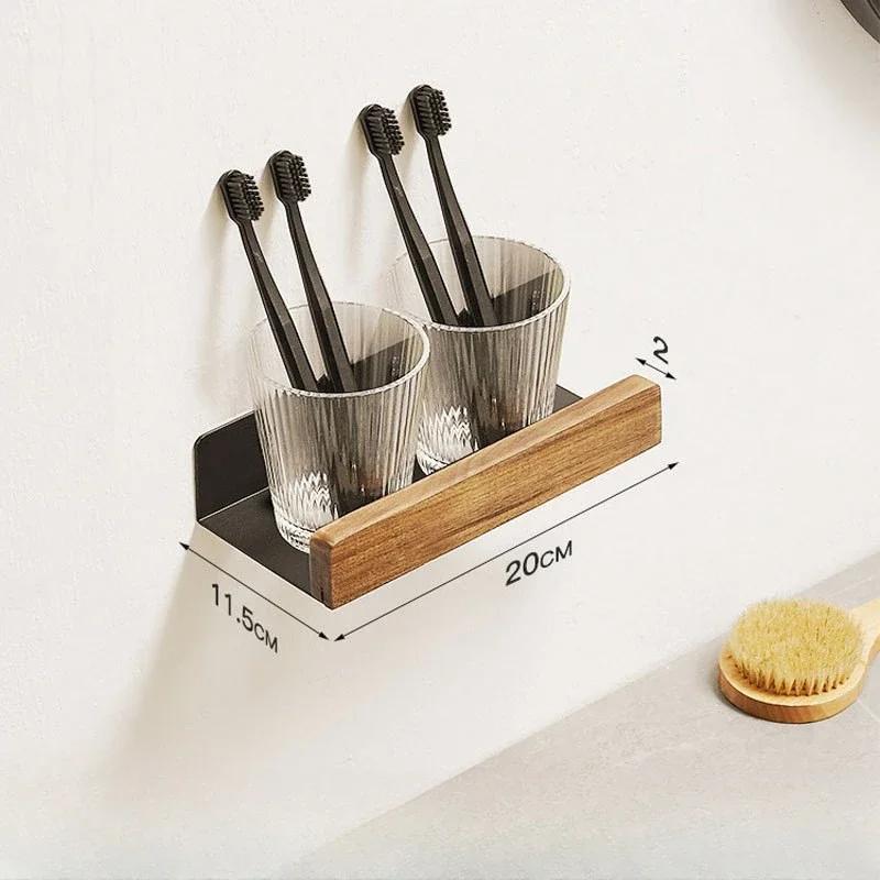 Полка для ванной комнаты, стойка для хранения без отверстий, полки для ванной из цельного дерева, деревянная полка без отверстий, настенный органайзер для душа и туалета
Полка для ванной комнаты, стойка для хранения без отверстий, полки для ванной из цельного дерева, деревянная полка без отверстий, настенный органайзер для душа и туалета