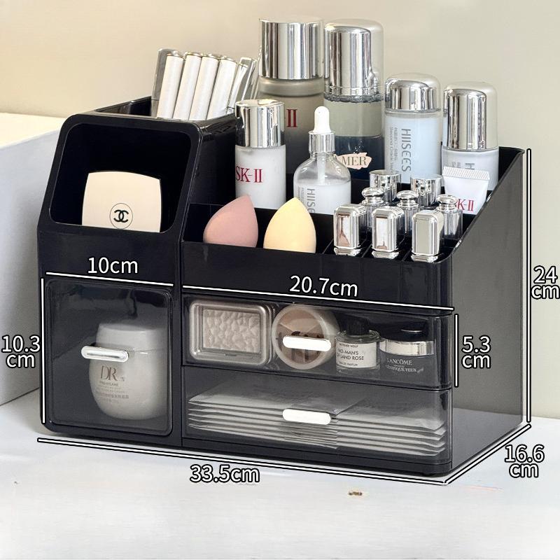 Large Capacity Acrylic Makeup Organizer With Drawers For Cosmetics Skincare Lipstick And Brush Storage Desktop Vanity Box
Large Capacity Acrylic Makeup Organizer With Drawers For Cosmetics Skincare Lipstick And Brush Storage Desktop Vanity Box