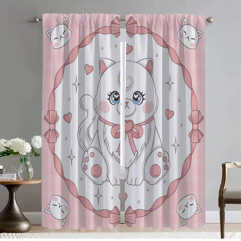 Кавайные кошачьи шторы для интерьера дома, шторы для гостиной, тюль для спальни, хэллоуинское украшение, светонепроницаемые шторы 2 штуки, детские W50xH70cmx2pcs-CL
Кавайные кошачьи шторы для интерьера дома, шторы для гостиной, тюль для спальни, хэллоуинское украшение, светонепроницаемые шторы 2 штуки, детские W50xH70cmx2pcs-CL