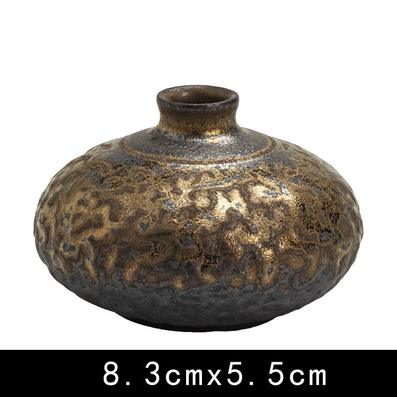 Gilded Ceramic Vase for Flowers Plant Pot Desktop Decoration Vintage Mini Ceramic Floral Vase Hydroponic Flower Pot Home Decor золотий
Gilded Ceramic Vase for Flowers Plant Pot Desktop Decoration Vintage Mini Ceramic Floral Vase Hydroponic Flower Pot Home Decor золотий
