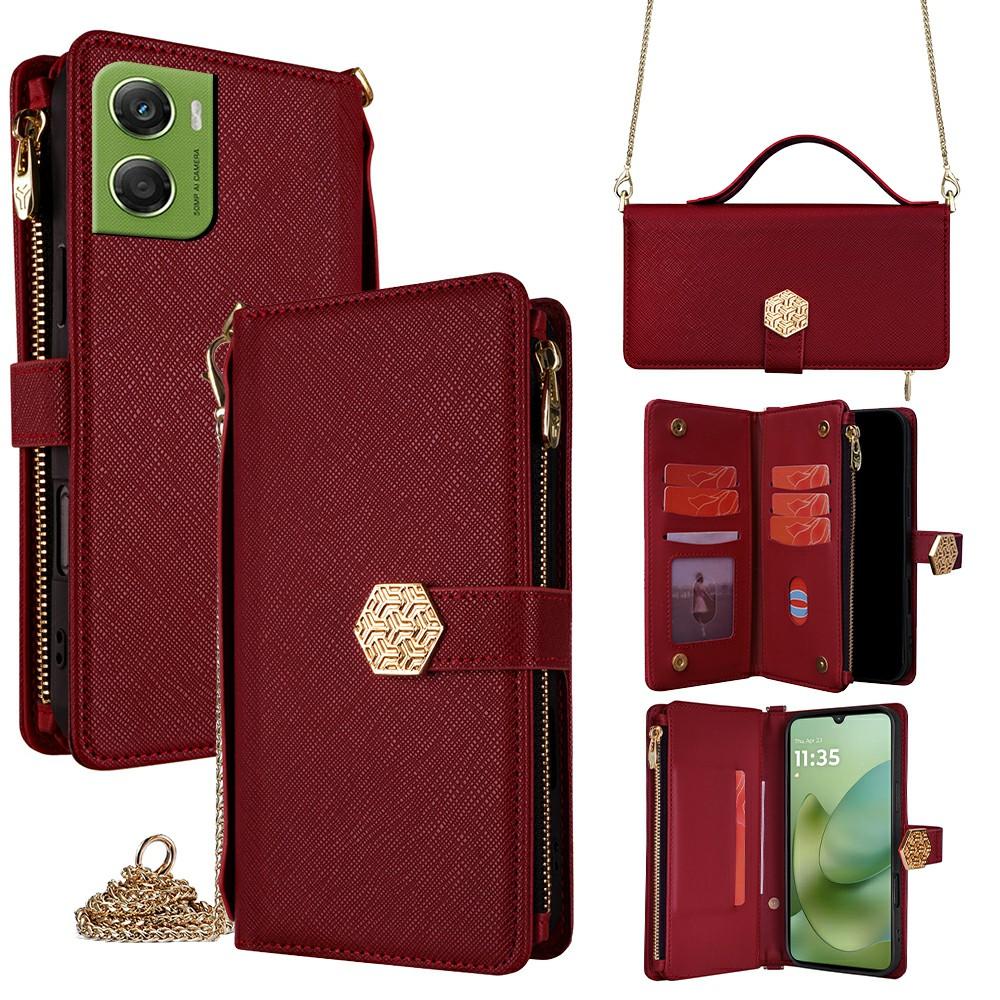 For Motorola Moto G06 4G Case Cross Texture PU Leather + TPU Wallet Phone Cover with Strap
For Motorola Moto G06 4G Case Cross Texture PU Leather + TPU Wallet Phone Cover with Strap