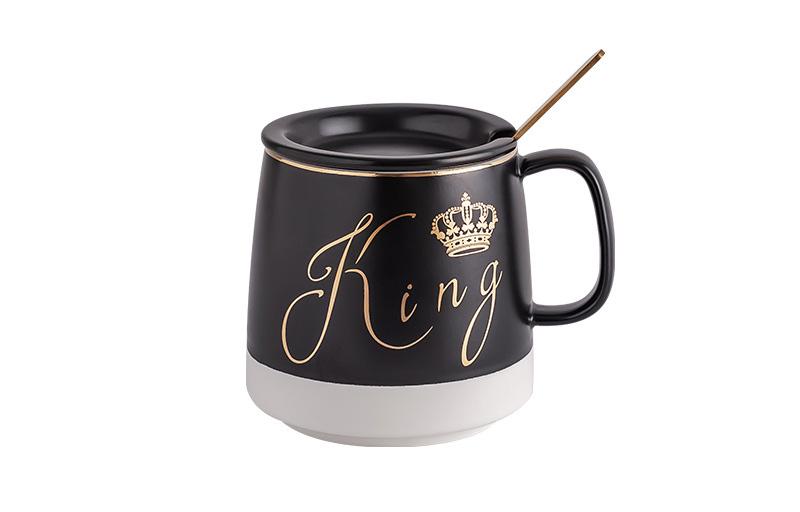 Outline in gold ceramic mug with lid spoon, cup kitten coffee ceramic mugs office cup office Drinkware couple cup gift 360ml
Outline in gold ceramic mug with lid spoon, cup kitten coffee ceramic mugs office cup office Drinkware couple cup gift 360ml
