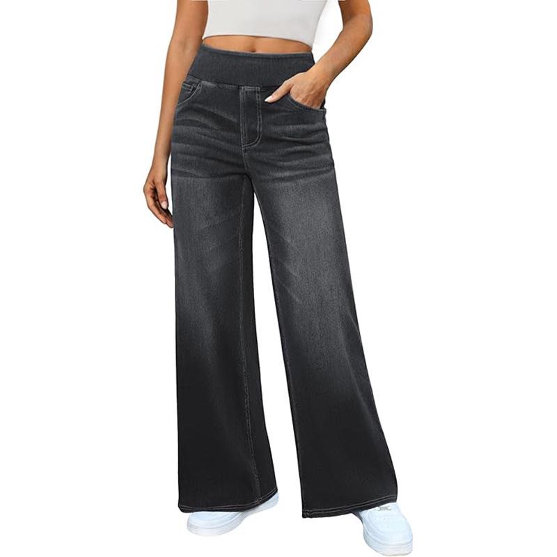2025 High Waist Women s Wide Leg Jeans with Elastic Abdominal Control Large сірий колір
2025 High Waist Women s Wide Leg Jeans with Elastic Abdominal Control Large сірий колір