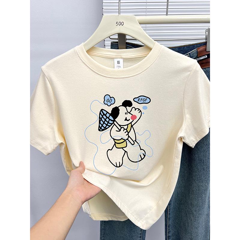 2024 Women s Cartoon Print Short Sleeve Round Neck T-Shirt - Trendy Age-Reducing Design L
2024 Women s Cartoon Print Short Sleeve Round Neck T-Shirt - Trendy Age-Reducing Design L