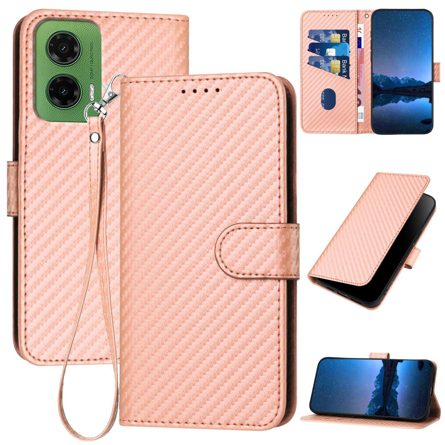 YX0070 For Motorola Moto G35 5G Wallet Case Carbon Fiber Texture Leather Cell Accessories Phone Cover B
YX0070 For Motorola Moto G35 5G Wallet Case Carbon Fiber Texture Leather Cell Accessories Phone Cover B