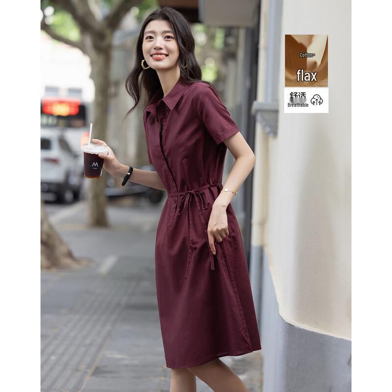 Demana Women s Summer Linen Blend A-Line Dress L
Demana Women s Summer Linen Blend A-Line Dress L