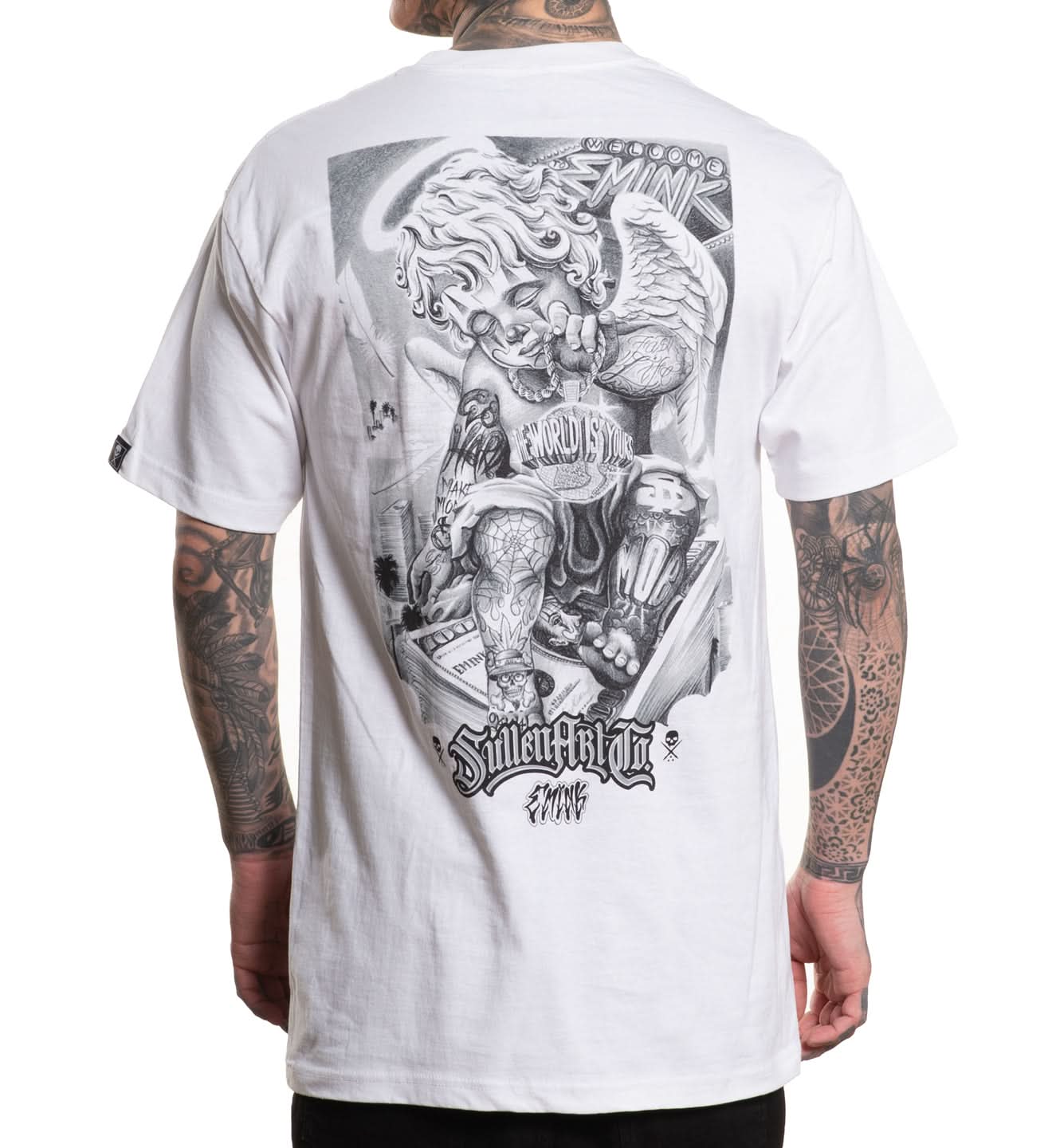 Emink Standard Neck Pure Short Sleeve T-Shirt Unisex Casual Essential Top 5XL різнокольоровий
Emink Standard Neck Pure Short Sleeve T-Shirt Unisex Casual Essential Top 5XL різнокольоровий