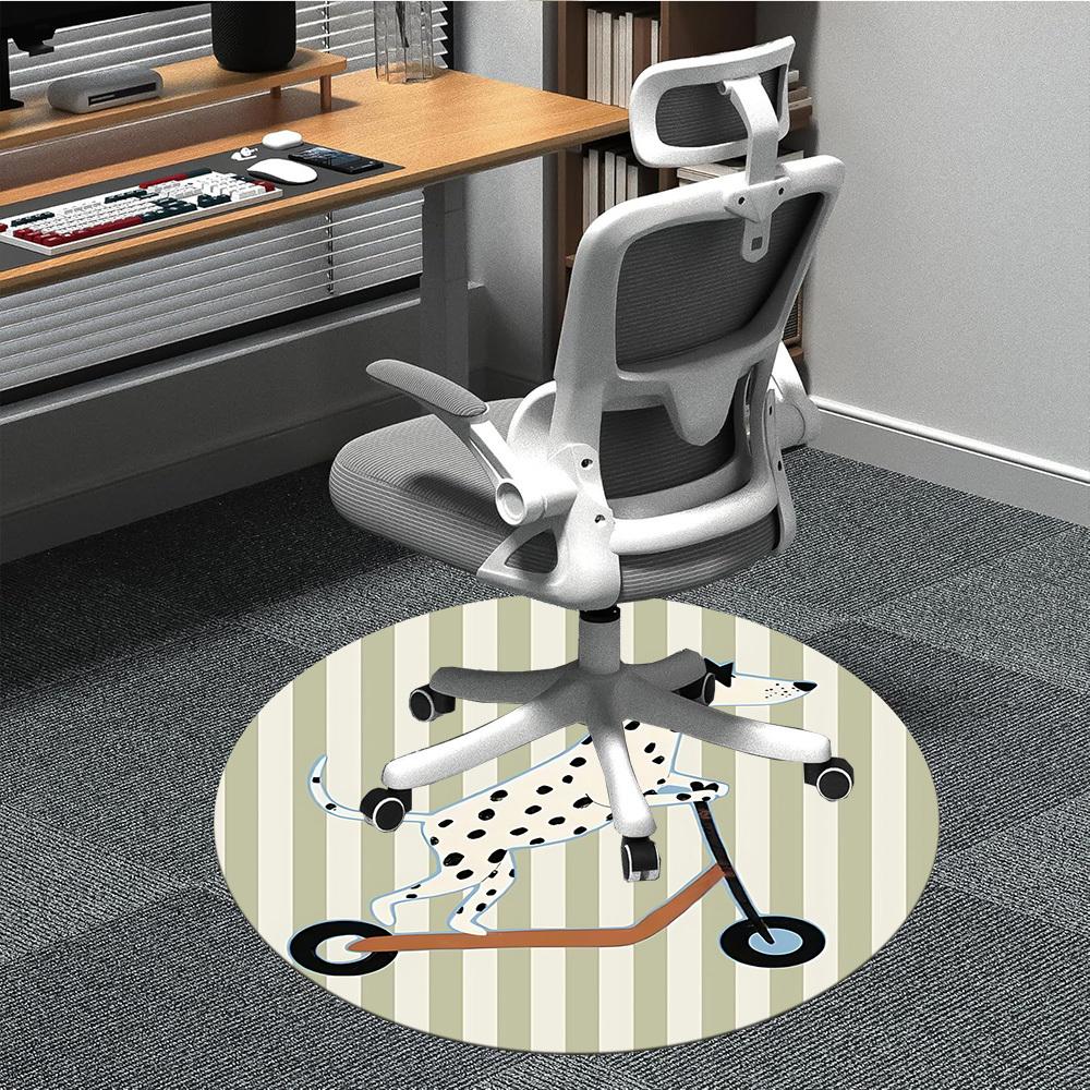 1pc Scooter Dalmatian Office Round Rug, Non-slip, Soft and Durable Office Rug for Interior Decoration, Perfect for Office, Beautiful Decoration yy2603 80cm by 80cm
1pc Scooter Dalmatian Office Round Rug, Non-slip, Soft and Durable Office Rug for Interior Decoration, Perfect for Office, Beautiful Decoration yy2603 80cm by 80cm