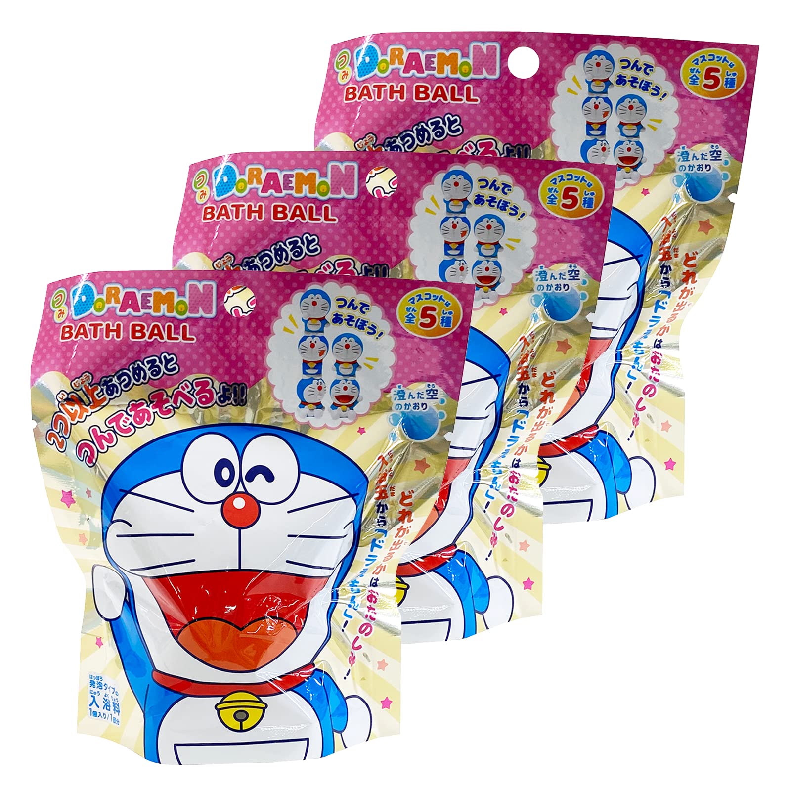Nor Corporation Bath Ball Tsumi Doraemon with Mascot Set of 3 Scented OB-DOB-7-1
Nor Corporation Bath Ball Tsumi Doraemon with Mascot Set of 3 Scented OB-DOB-7-1