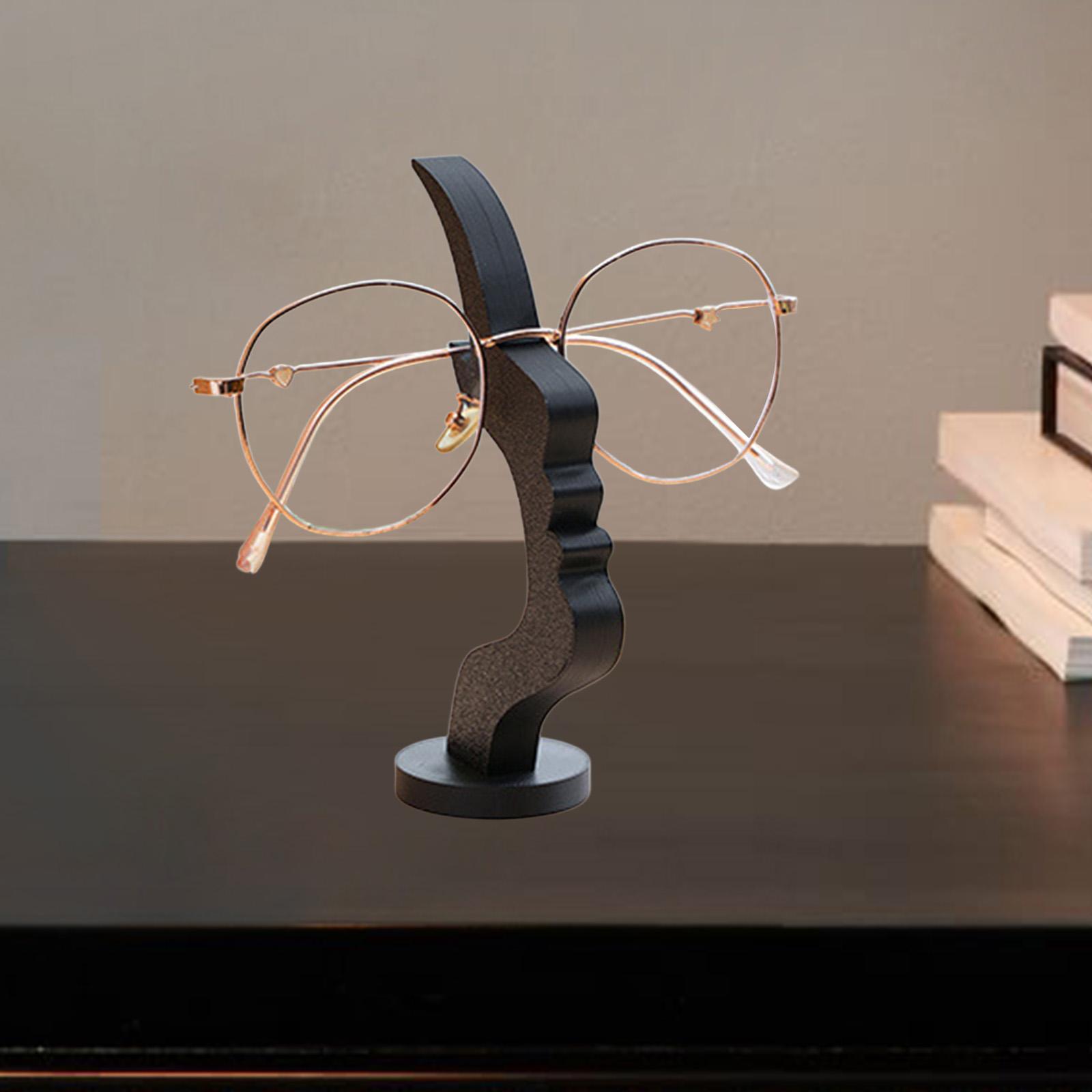 Eyeglass Display Stand Decoration Cute Sunglasses Rack for Home Desk Bedroom чорний
Eyeglass Display Stand Decoration Cute Sunglasses Rack for Home Desk Bedroom чорний