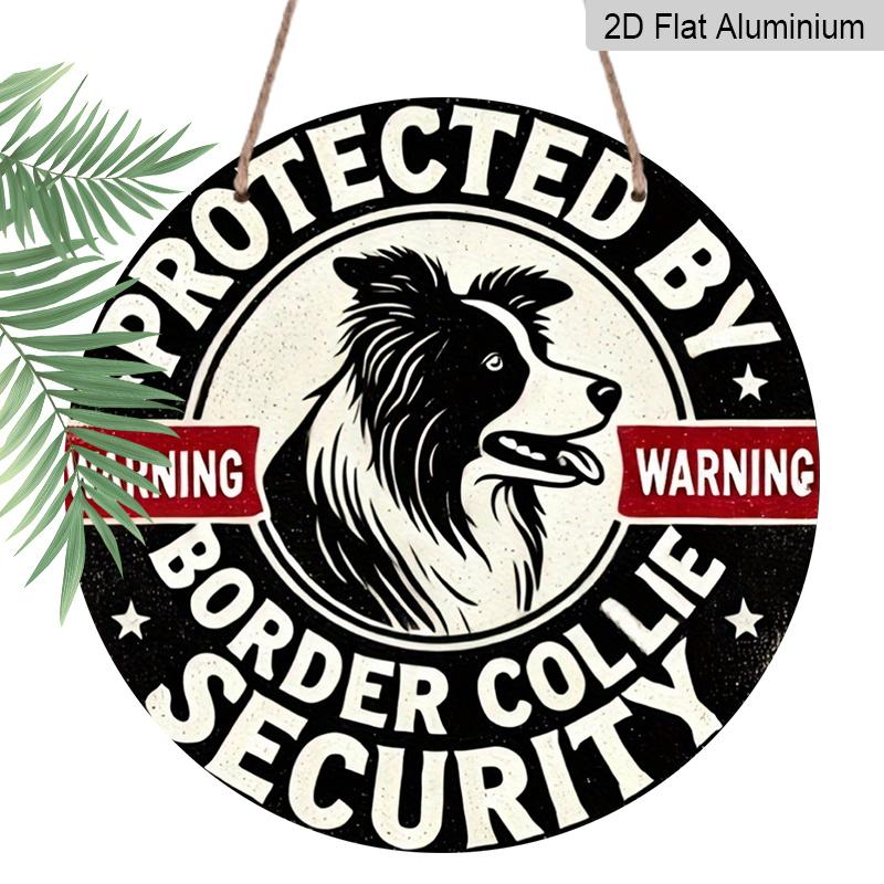 2D Flat Round Aluminum Sign, Border Collie Warning , Is Very Suitable As A Home Decoration At The Entrance, Suitable for Villages, Farms, Kitchens 1pc
2D Flat Round Aluminum Sign, Border Collie Warning , Is Very Suitable As A Home Decoration At The Entrance, Suitable for Villages, Farms, Kitchens 1pc