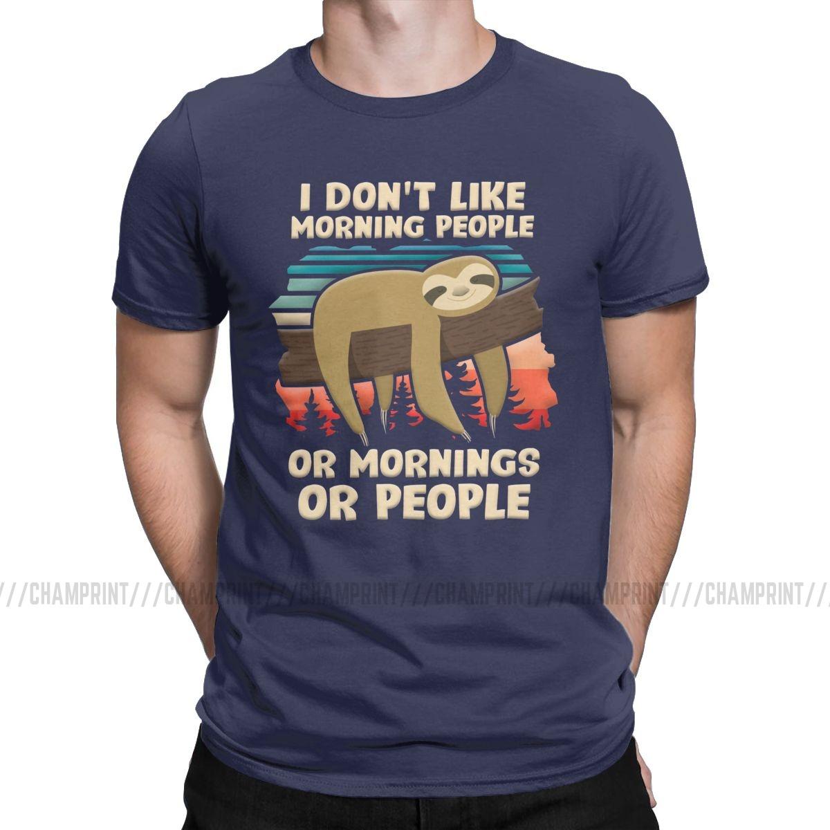 Vintage Funny Sloth I Hate Morning People T-Shirt for Men Crew Neck 100% Cotton T Shirt Short Sleeve Tees 4XL 5XL Clothing 4XL
Vintage Funny Sloth I Hate Morning People T-Shirt for Men Crew Neck 100% Cotton T Shirt Short Sleeve Tees 4XL 5XL Clothing 4XL