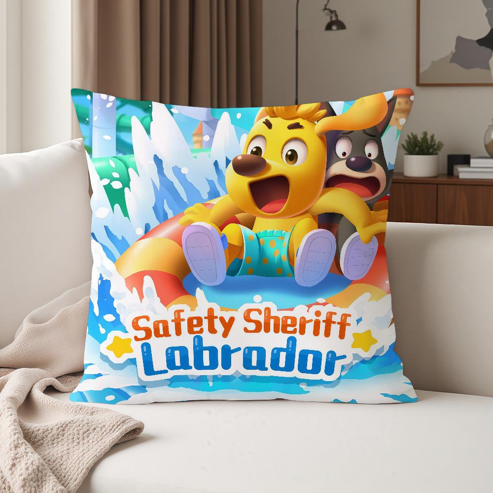 Cartoon SSafety SSheriff LLabrador Pillow Case Suitable For Bedrooms Living Rooms Cars Home Decoration 30cmx30cm
Cartoon SSafety SSheriff LLabrador Pillow Case Suitable For Bedrooms Living Rooms Cars Home Decoration 30cmx30cm