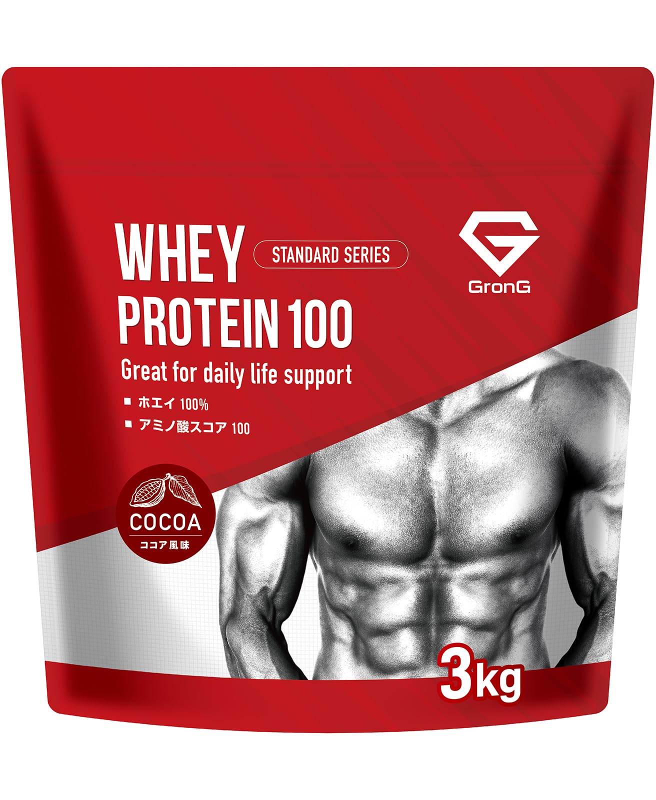 Grong Protein Whey Protein 3kg Standard Cocoa Flavor Contains 11 Vitamins Made in Japan Grong
Grong Protein Whey Protein 3kg Standard Cocoa Flavor Contains 11 Vitamins Made in Japan Grong