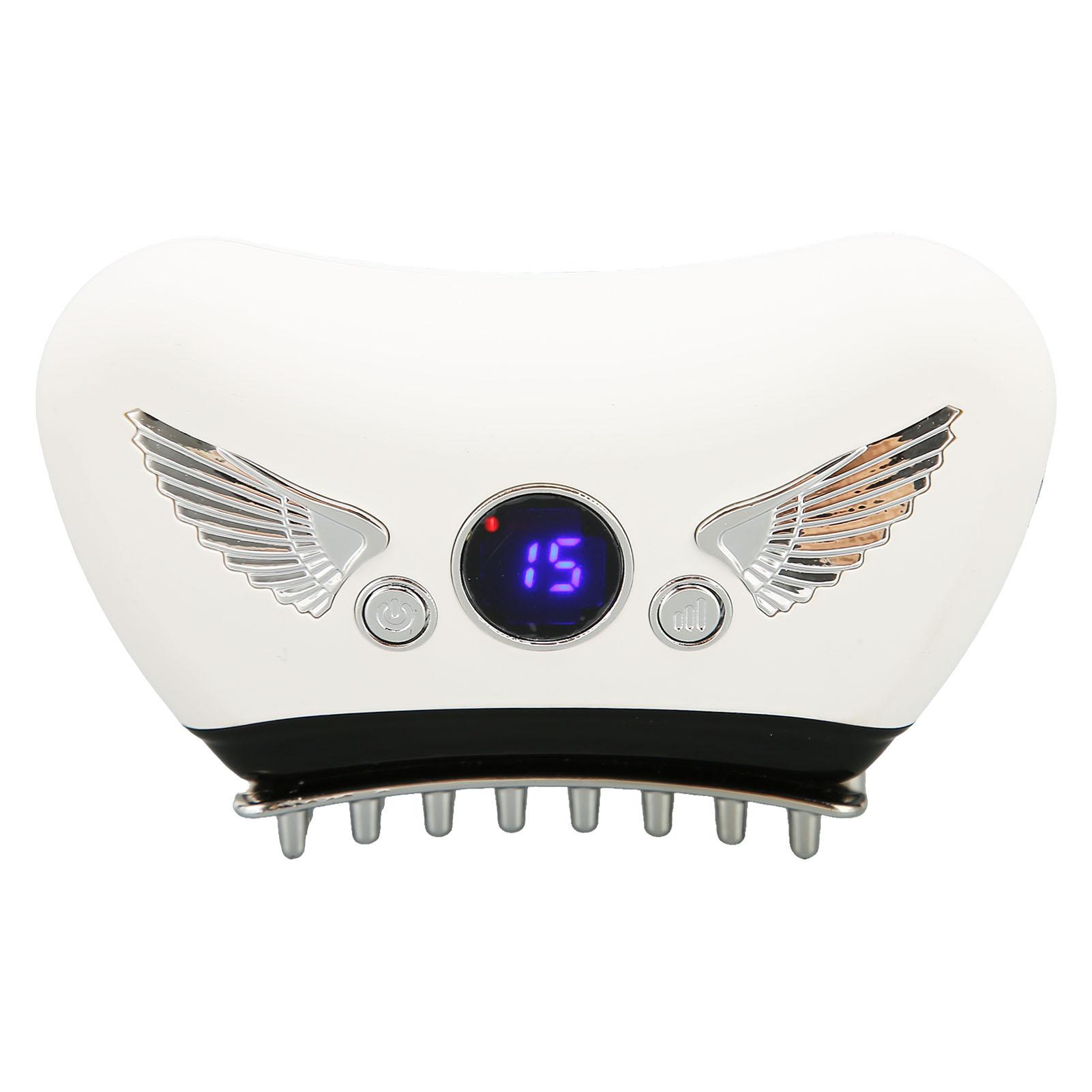Electric Meridian Massage Brush 16 Gears Hot Compress Microcurrent Body Scraping Machine White
Electric Meridian Massage Brush 16 Gears Hot Compress Microcurrent Body Scraping Machine White