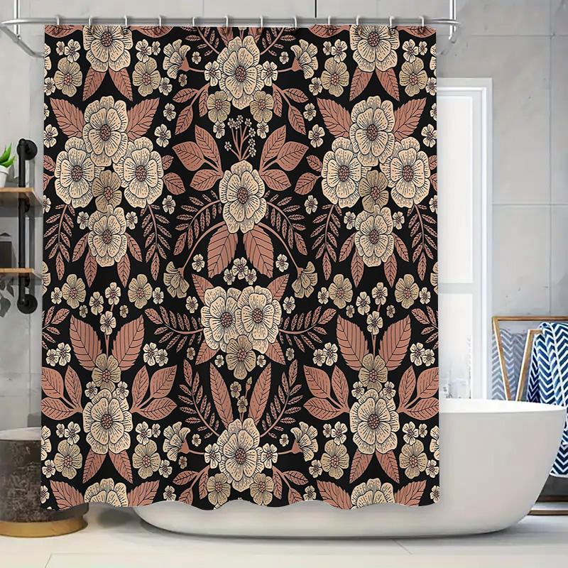 Vintage Floral Shower Curtain Botanical Pattern Bathroom Decor Rustic Farmhouse Backdrop Washable Fabric Wall Hanging W60H190(CM)-1 Pcs
Vintage Floral Shower Curtain Botanical Pattern Bathroom Decor Rustic Farmhouse Backdrop Washable Fabric Wall Hanging W60H190(CM)-1 Pcs