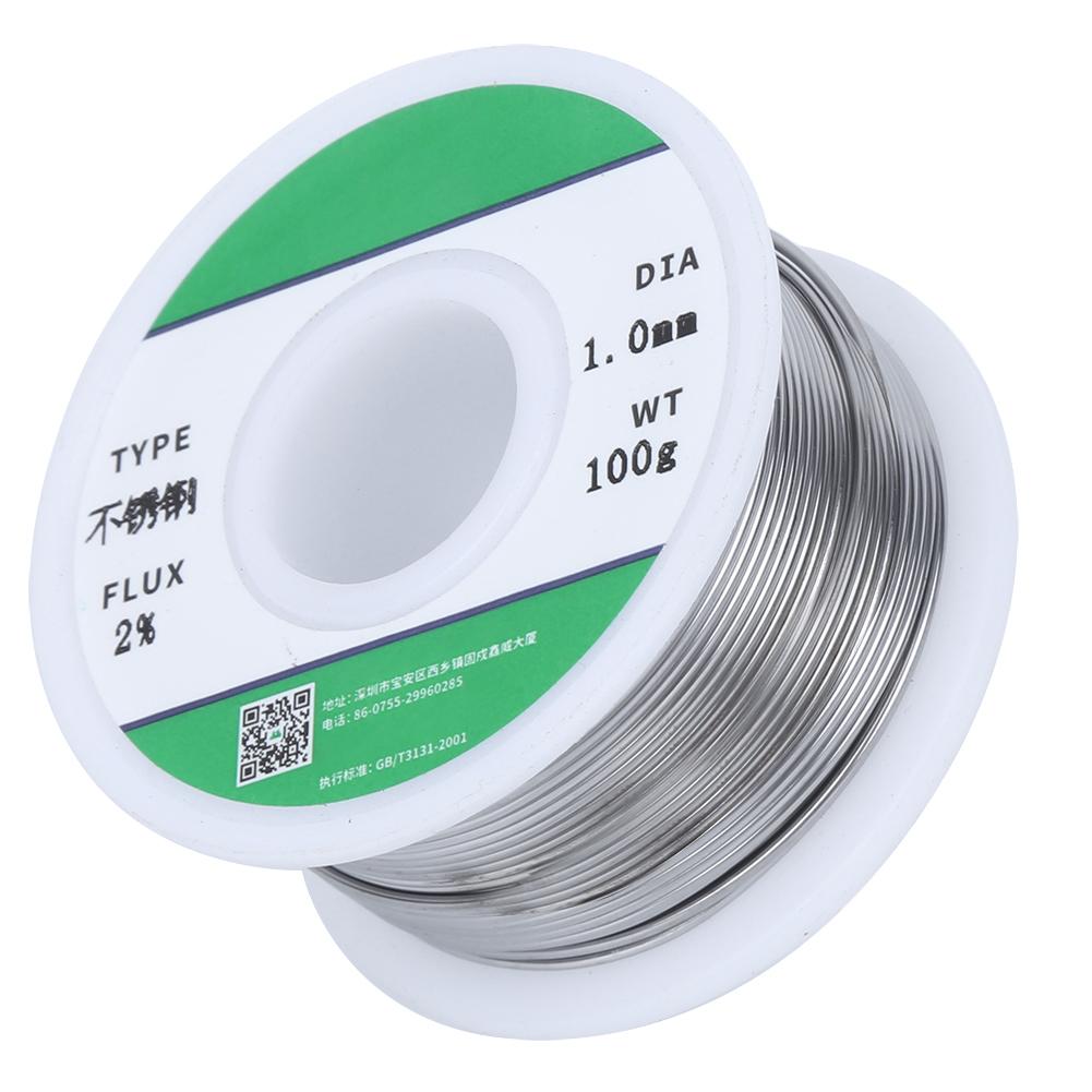 Tin Wire Stainless Steel Soldering Iron No Pungent Smell Welding Accessories 1.0mm
Tin Wire Stainless Steel Soldering Iron No Pungent Smell Welding Accessories 1.0mm