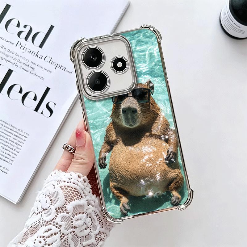 Animal Capybara Cute Plating Phone Case For Xiaomi Redmi Note 14 15 Pro Plus 13 12 11 11S 11T 10 9S 9 5G Anti-Fall Airabag Cover Redmi Note 12 Pro 5G
Animal Capybara Cute Plating Phone Case For Xiaomi Redmi Note 14 15 Pro Plus 13 12 11 11S 11T 10 9S 9 5G Anti-Fall Airabag Cover Redmi Note 12 Pro 5G