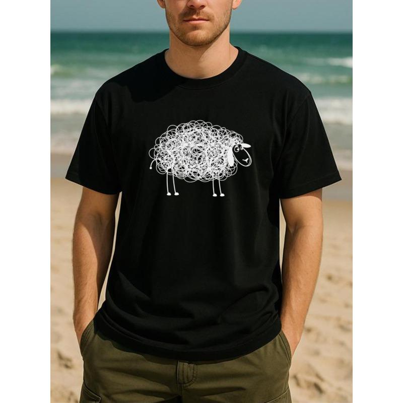 European Size Golden Section Line Star Dot Art Simple Style Pure Cotton Versatile T-shirt, Pattern Printed Round-neck T-shirt, All-season Casual 4XL чорний
European Size Golden Section Line Star Dot Art Simple Style Pure Cotton Versatile T-shirt, Pattern Printed Round-neck T-shirt, All-season Casual 4XL чорний
