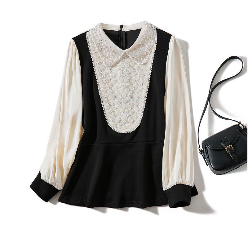 Comfortable Di Is Not a Choice! Top Goods Elegant Women s Long Sleeve Rhinestone Flower Cluster Patchwork Cotton Shirts Stacked T-shirt Black 4XL
Comfortable Di Is Not a Choice! Top Goods Elegant Women s Long Sleeve Rhinestone Flower Cluster Patchwork Cotton Shirts Stacked T-shirt Black 4XL