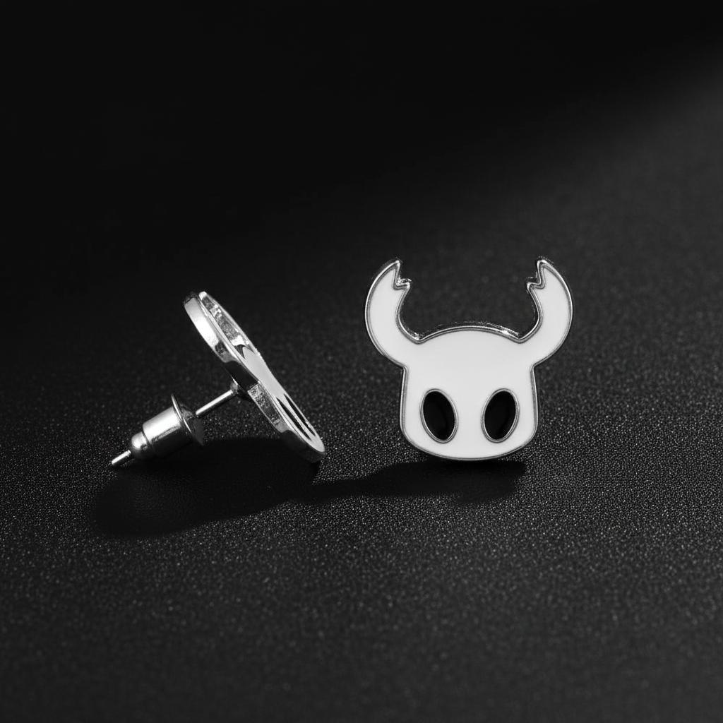 Hollow Knight Silver Color Stud Earrings 1Pair, Simple Geometric Video Game Jewelry, Daily Wear Accessories Gift for Women Men
Hollow Knight Silver Color Stud Earrings 1Pair, Simple Geometric Video Game Jewelry, Daily Wear Accessories Gift for Women Men