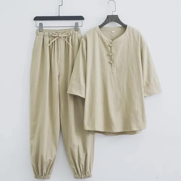 Мужская и женская одежда Zen: Одежда для мирян, буддийские одеяния, даосские и танские костюмы, повседневные универсальные костюмы. 3XL
Мужская и женская одежда Zen: Одежда для мирян, буддийские одеяния, даосские и танские костюмы, повседневные универсальные костюмы. 3XL