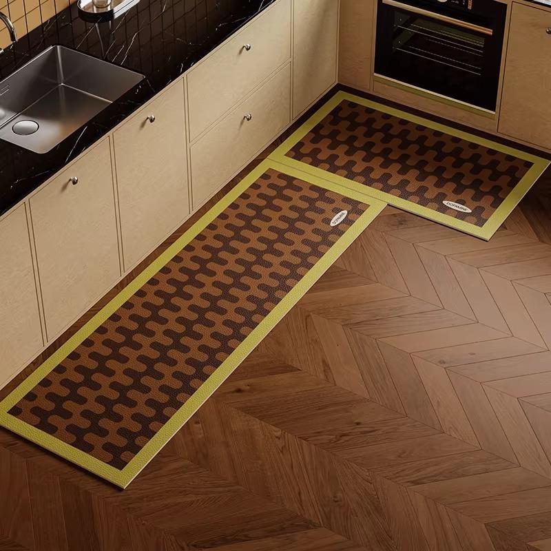 Retro Kitchen Rug PVC Waterproof Leather Carpet Blue Striped Long Floor Mat Oil-proof Non-slip Home Decor Alfombra De Cocina 50x80cm
Retro Kitchen Rug PVC Waterproof Leather Carpet Blue Striped Long Floor Mat Oil-proof Non-slip Home Decor Alfombra De Cocina 50x80cm