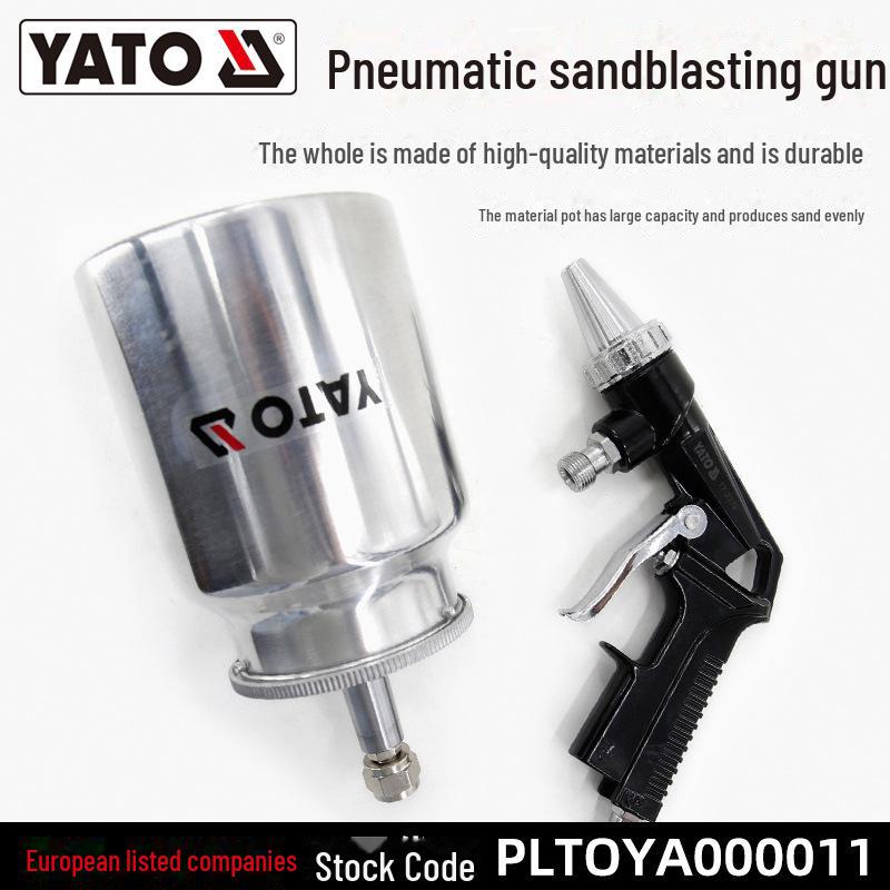 YATO Yiertuo Handheld Pneumatic Sandblasting Gun for Sandblasting, Frosting, Rust, Oil, and Impurity Removal YT-2376
YATO Yiertuo Handheld Pneumatic Sandblasting Gun for Sandblasting, Frosting, Rust, Oil, and Impurity Removal YT-2376