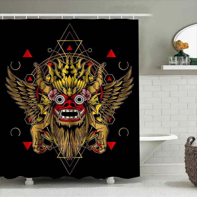 Tuniu Balinese Demon Shower Curtain Cool Unique Art Bali Figurine Shower Room Decor W60H190(CM)-1 Pcs
Tuniu Balinese Demon Shower Curtain Cool Unique Art Bali Figurine Shower Room Decor W60H190(CM)-1 Pcs